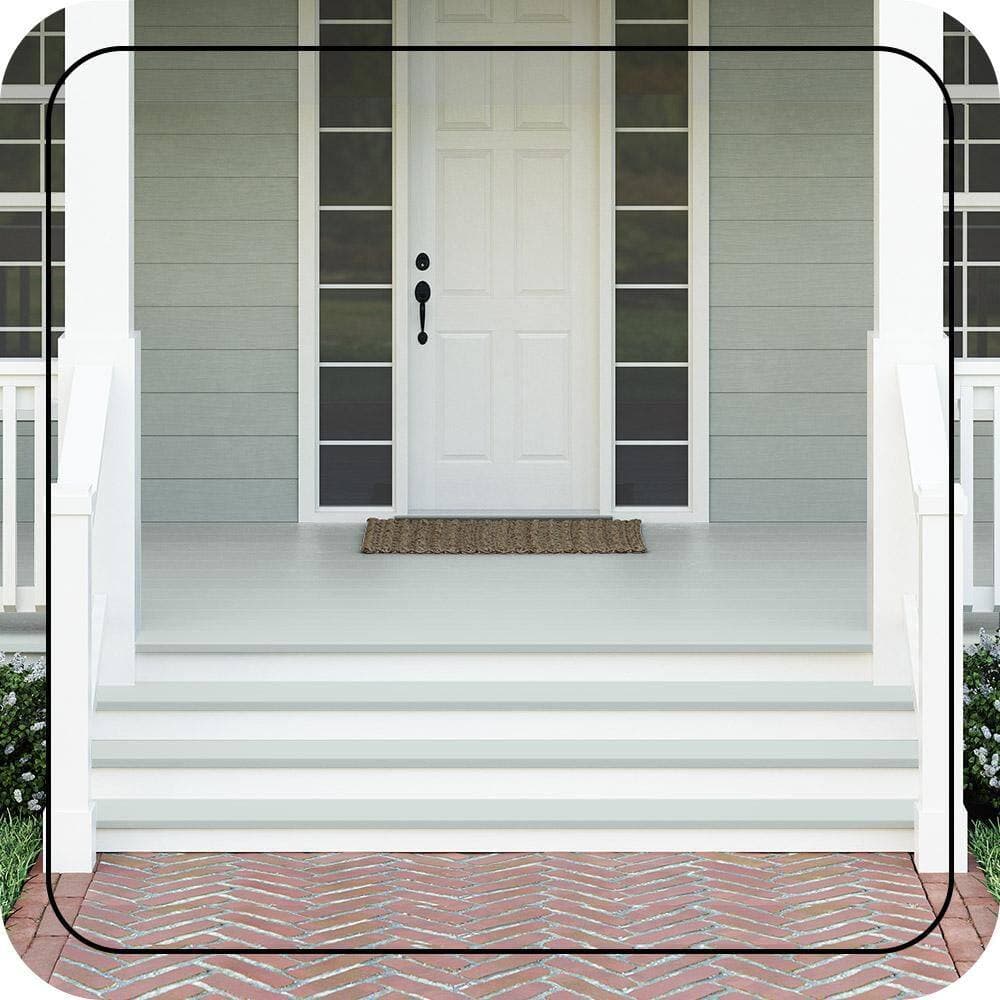 BEHR PREMIUM #490E-2 Textured Low-Lustre Enamel Interior/Exterior Porch and Patio Anti-Slip Floor Paint (2)