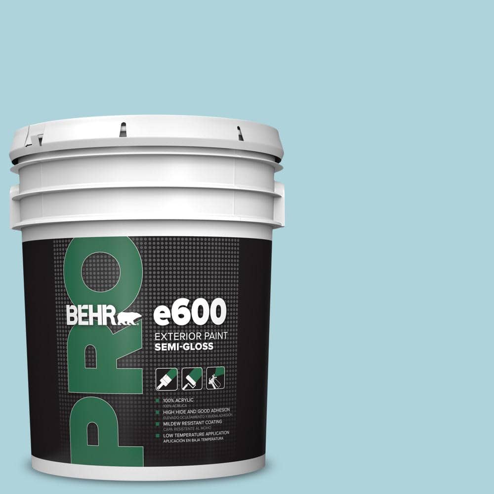 BEHR PRO 5 gal. #MQ4-55 Balboa Semi-Gloss Exterior Paint