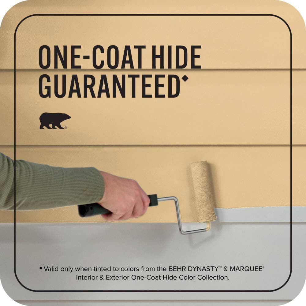 BEHR MARQUEE 5 gal. #T17-02 Gold Hearted Flat Exterior Paint & Primer (3)