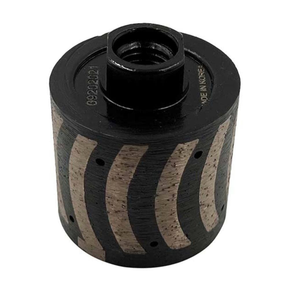 EDiamondTools 2 in. Natural/Engineered Stone, Resin Filled, 1-3/4 in. Radius, High Speed Steel, 1-Piece Only, 5/8 in.-11 Arbor (2)