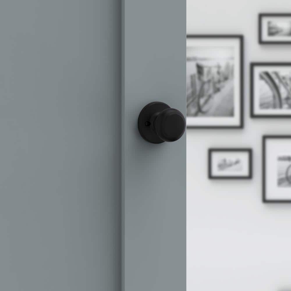 Kwikset Cove Passage Door Knob for Hall or Closet featuring Microban Technology (2)