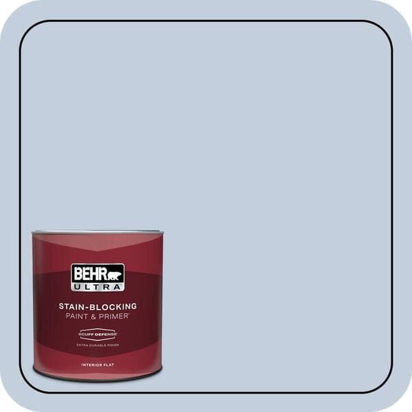 BEHR ULTRA 1 qt. #PPU15-17 Monet Extra Durable Flat Interior Paint & Primer (2)