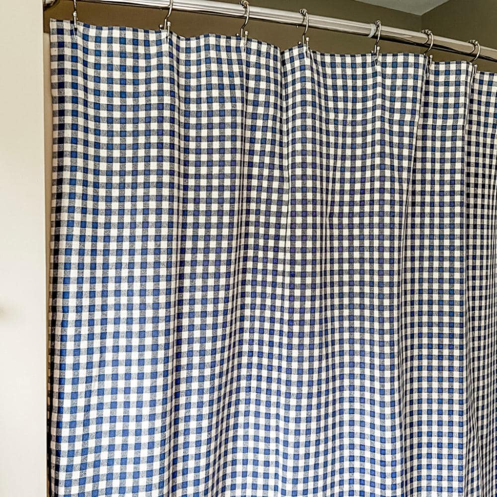 VHC Brands Doylestown Check Shower Curtain (1)