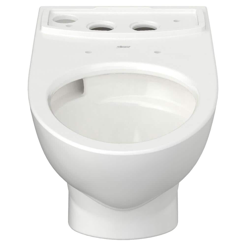 American Standard Glenwall VorMax Wall-Mounted Antimicrobial Back Outlet Elongated Wall-Hung Bowl Only in White, Seat Not Included (1)