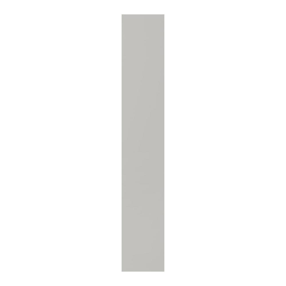 Hampton Bay Avondale 6 in. W x 36 in. H Cabinet Filler in Dove Gray