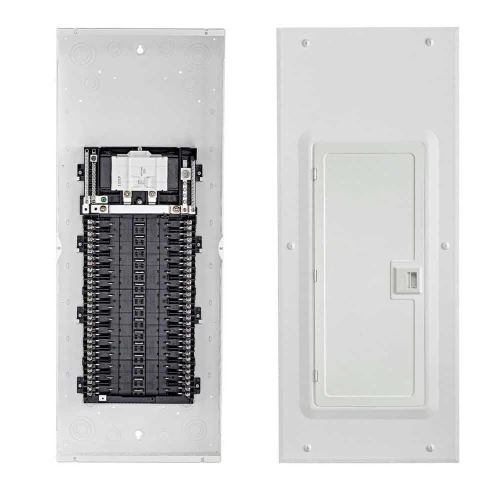 Leviton 200 Amp 30-Space, 30-Circuit Indoor Load Center with Main Circuit Breaker, Door Included LP320-BDR