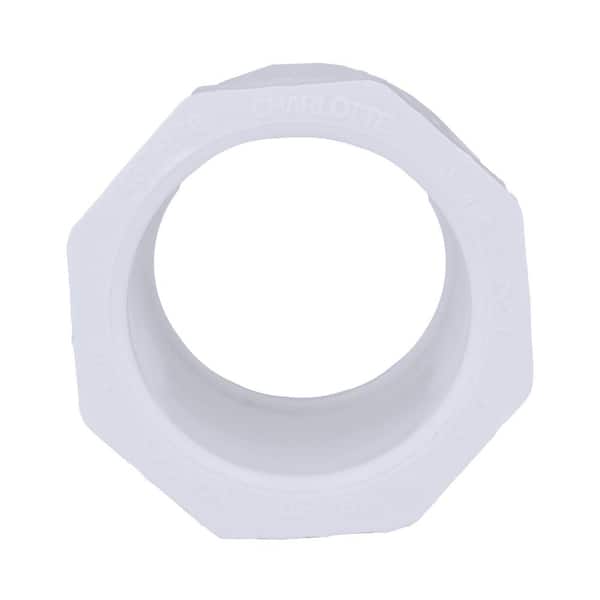 Charlotte Pipe 1-1/4 in. x 1 in. PVC Schedule 40 Reducer Bushing Fitting (2)