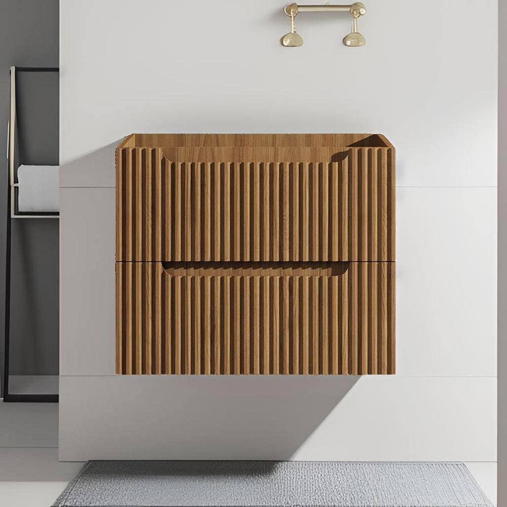 Modland Yunus 23.2 in. Bath Vanity Cabinet without Top in Walnut Unassembled (2)