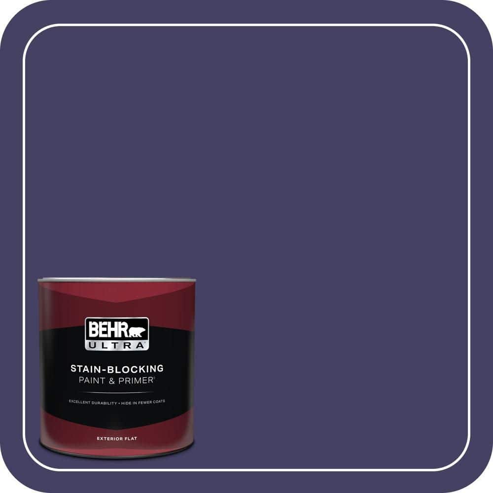 BEHR ULTRA 1 qt. #MQ5-44 Heraldic Flat Exterior Paint & Primer