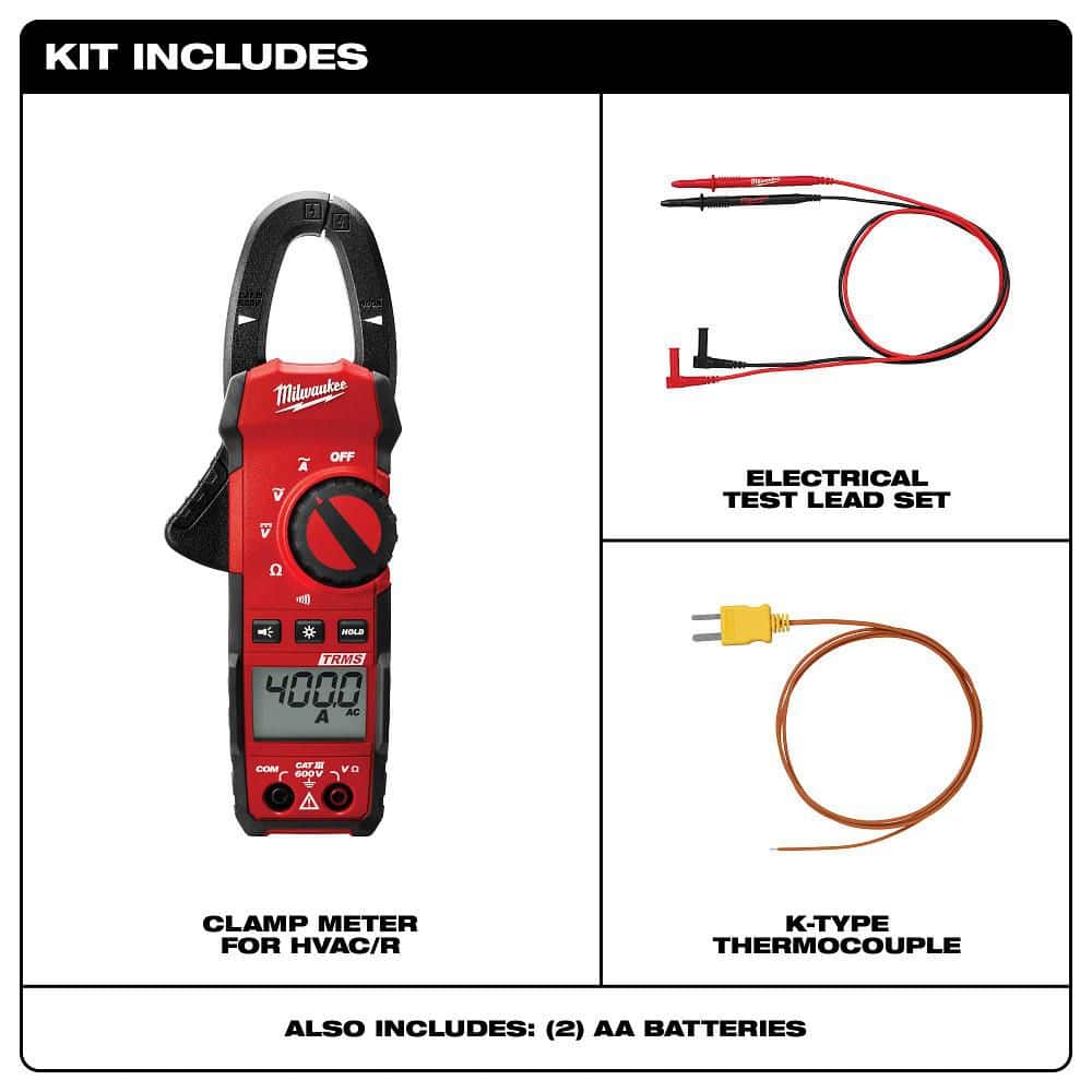 Milwaukee Digital Clamp Meter for HVAC/R (3)