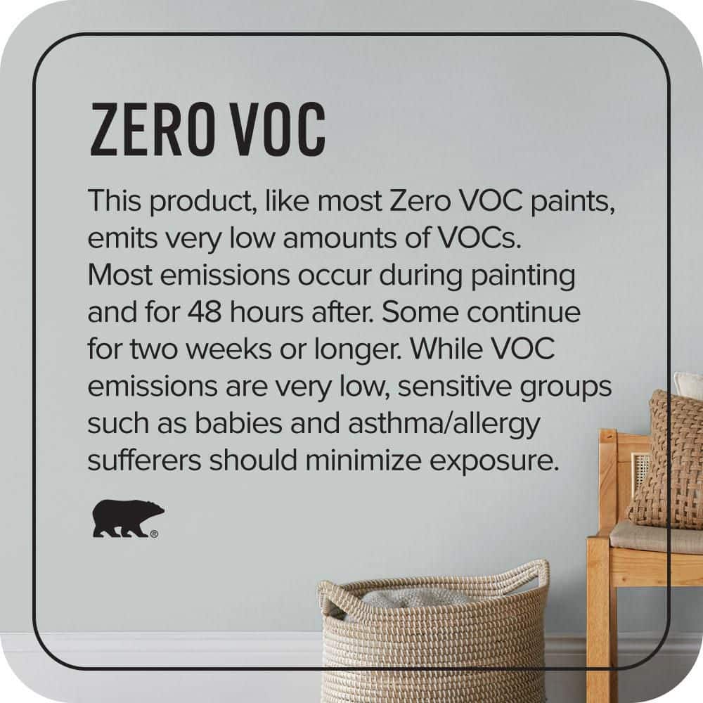 BEHR PREMIUM PLUS #N450-2 Zero Gravity Enamel Low Odor & Primer (4)