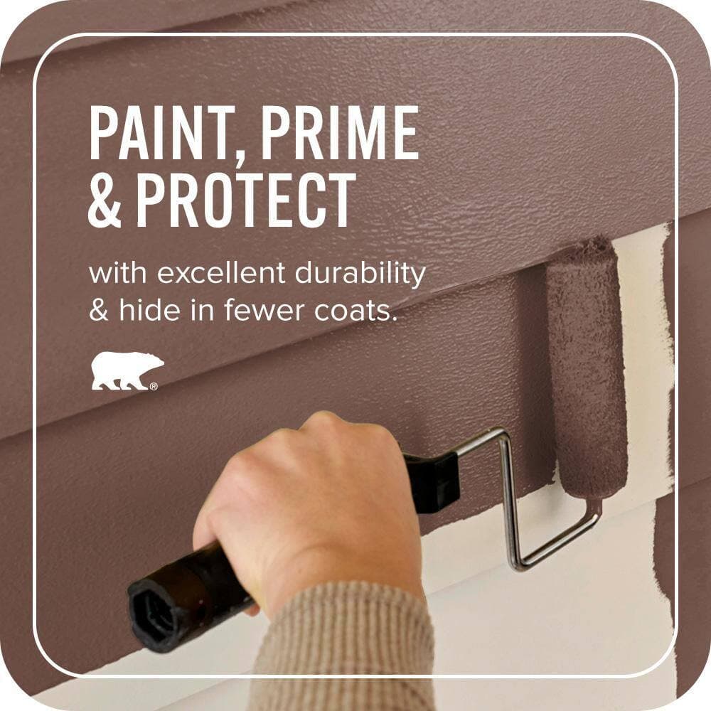 BEHR ULTRA 1 qt. #S-G-750 Chocolate Sprinkle Satin Enamel Exterior Paint & Primer (3)