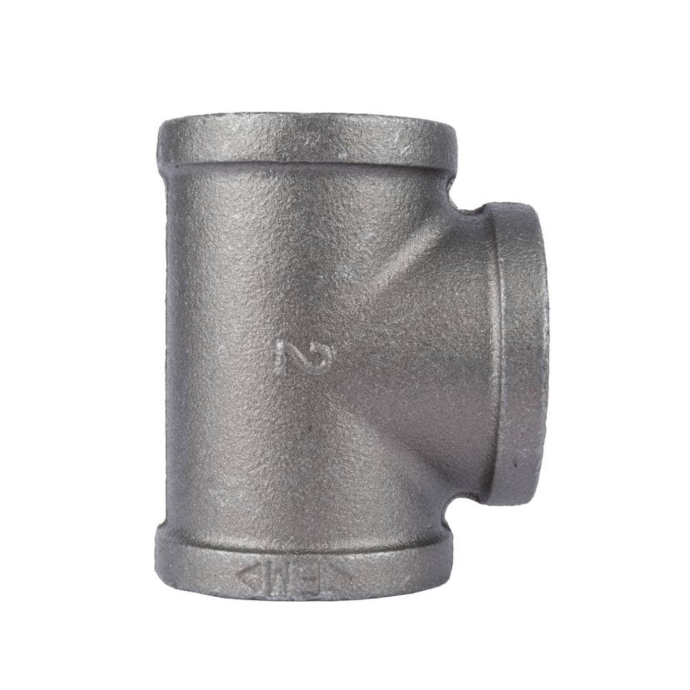 STZ 2 in. x 2 in. x 2 in. Black Iron Tee (1)