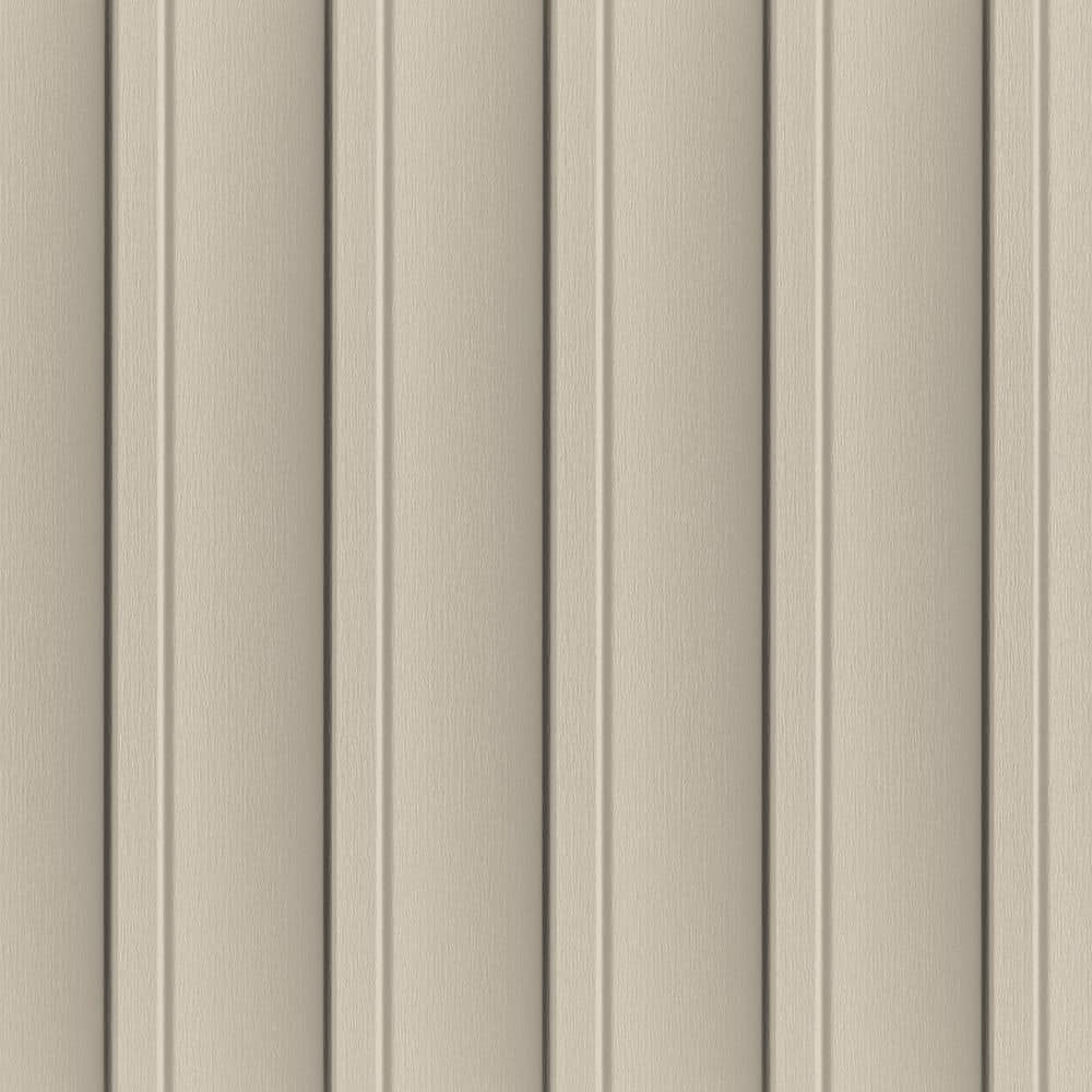 Ply Gem Take Home Sample Board and Batten 24 in. Vinyl Siding in Sand (3)