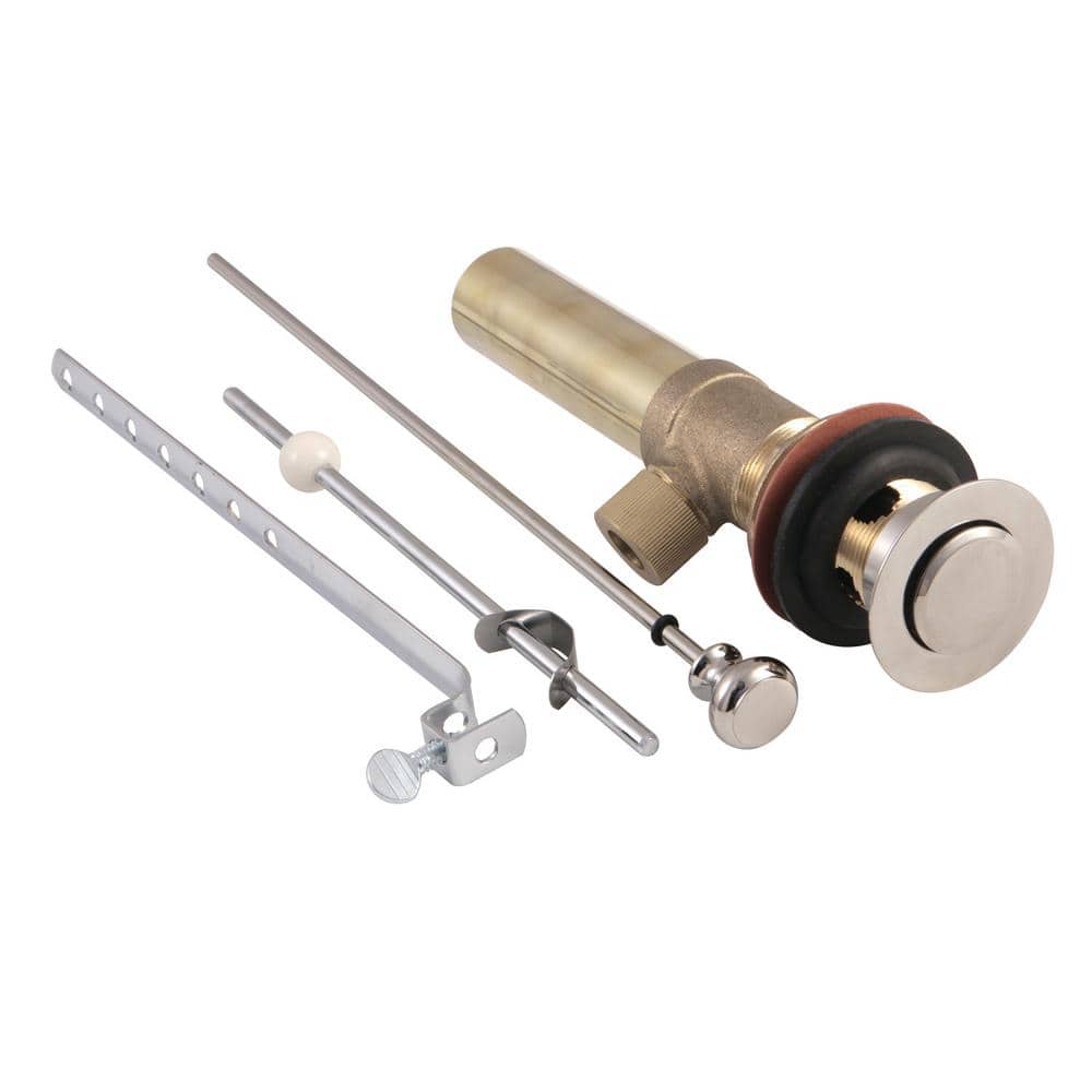 Kingston Brass Trimscape 22-Gauge Pop-Up Drain with Overflow in Polished Nickel