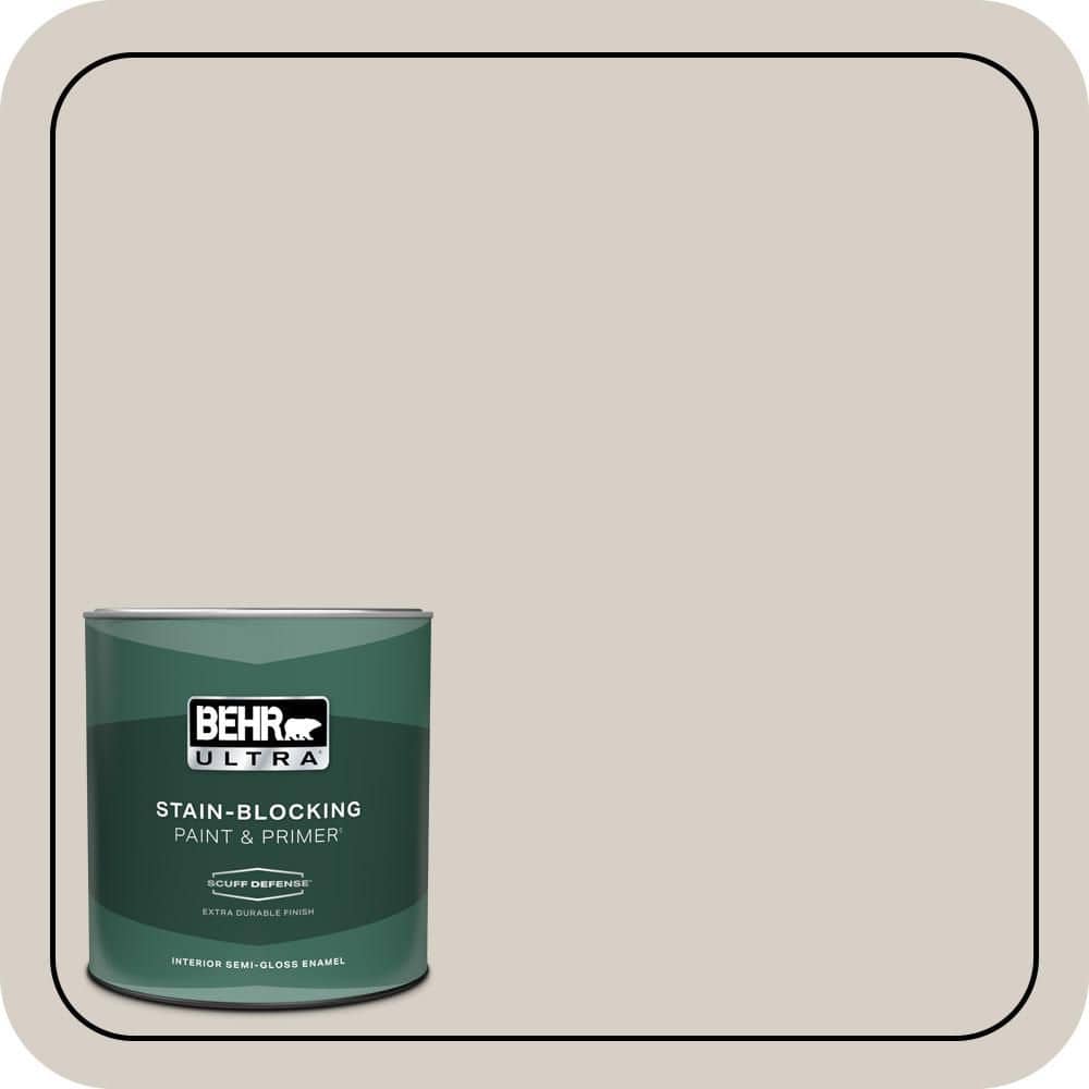 BEHR ULTRA 1 qt. #T14-7 Offbeat Extra Durable Semi-Gloss Enamel Interior Paint & Primer