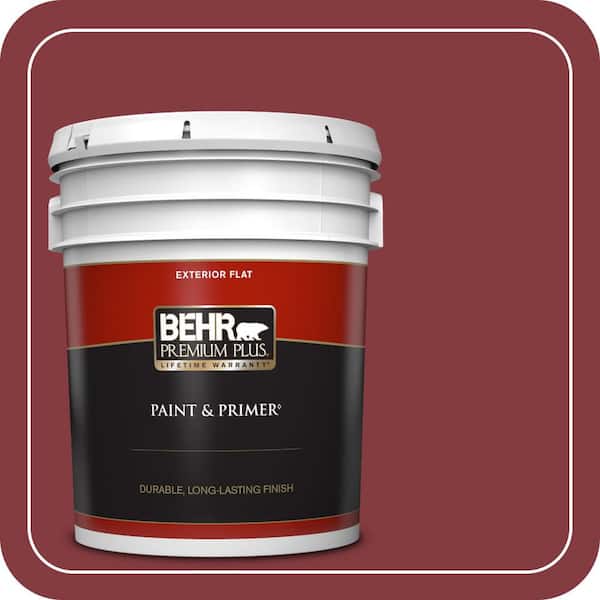 BEHR PREMIUM PLUS #M140-7 Dark Crimson Enamel Interior/ & Primer Color Sample (4)