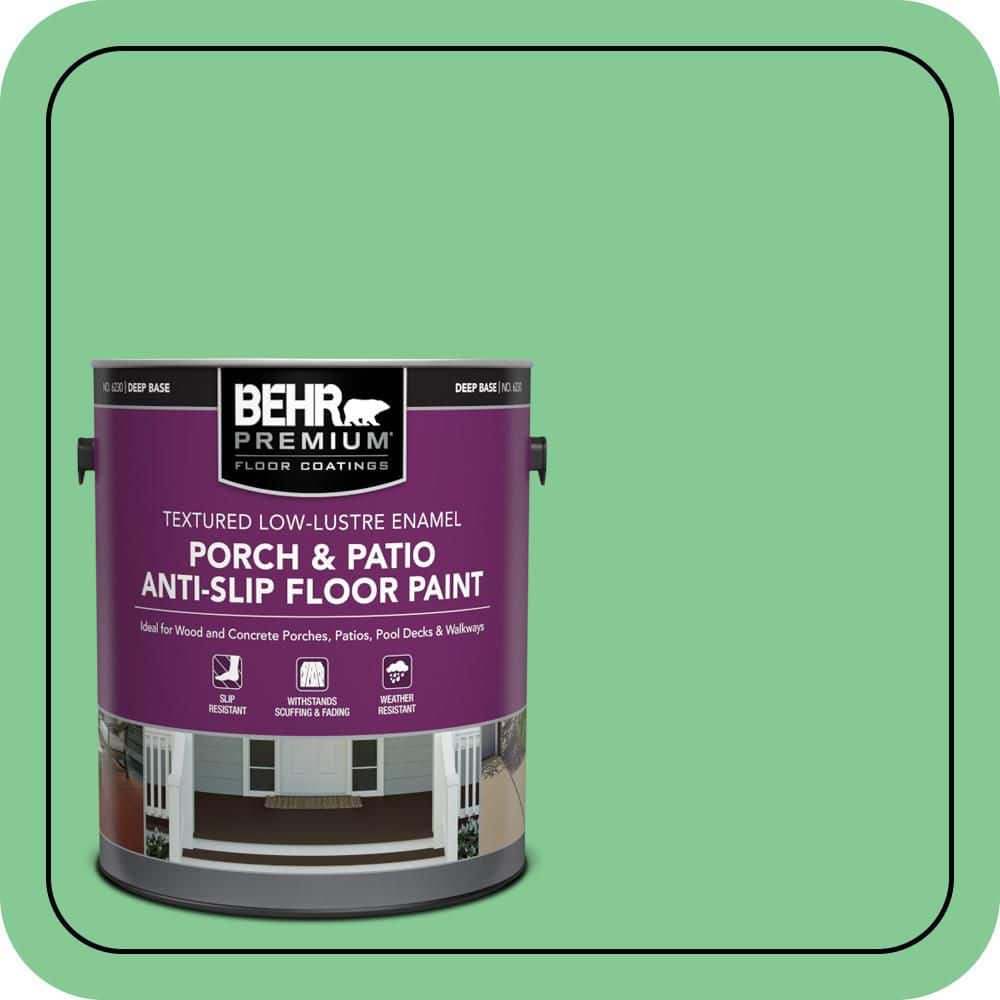 BEHR PREMIUM #P400-4 Textured Low-Lustre Enamel Interior/Exterior Porch and Patio Anti-Slip Floor Paint (1)
