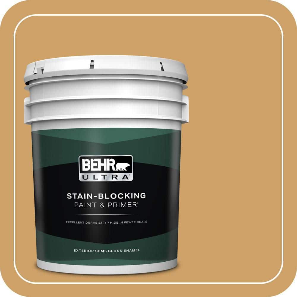 BEHR ULTRA 5 gal. #MQ2-16 Summer in the City Semi-Gloss Enamel Exterior Paint & Primer