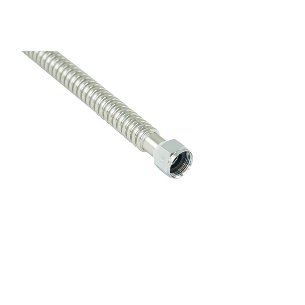 HOME-FLEX 3/4 in. FIP x 3/4 in. FIP x 15 in. Stainless Steel Water Heater Connector (3)