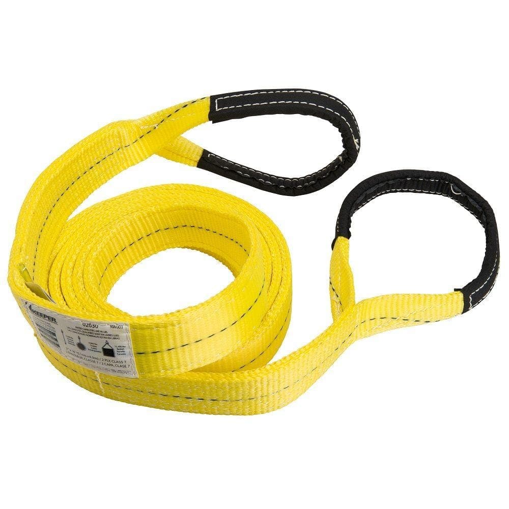 Keeper 2 in. x 16 ft. 2 Ply Flat Loop Polyester Lift Sling