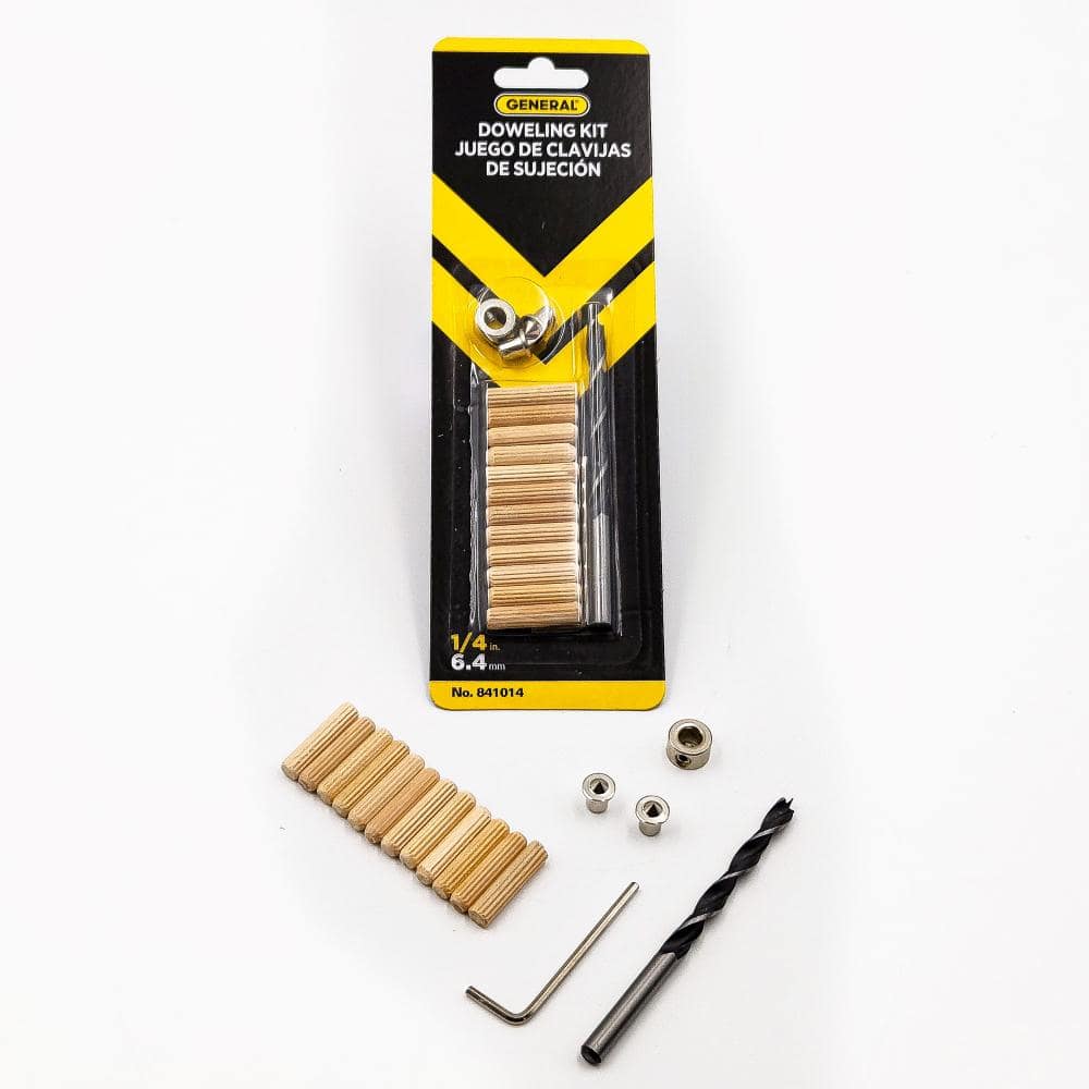 General Tools 1/4 in. Wood Doweling Kit (4)