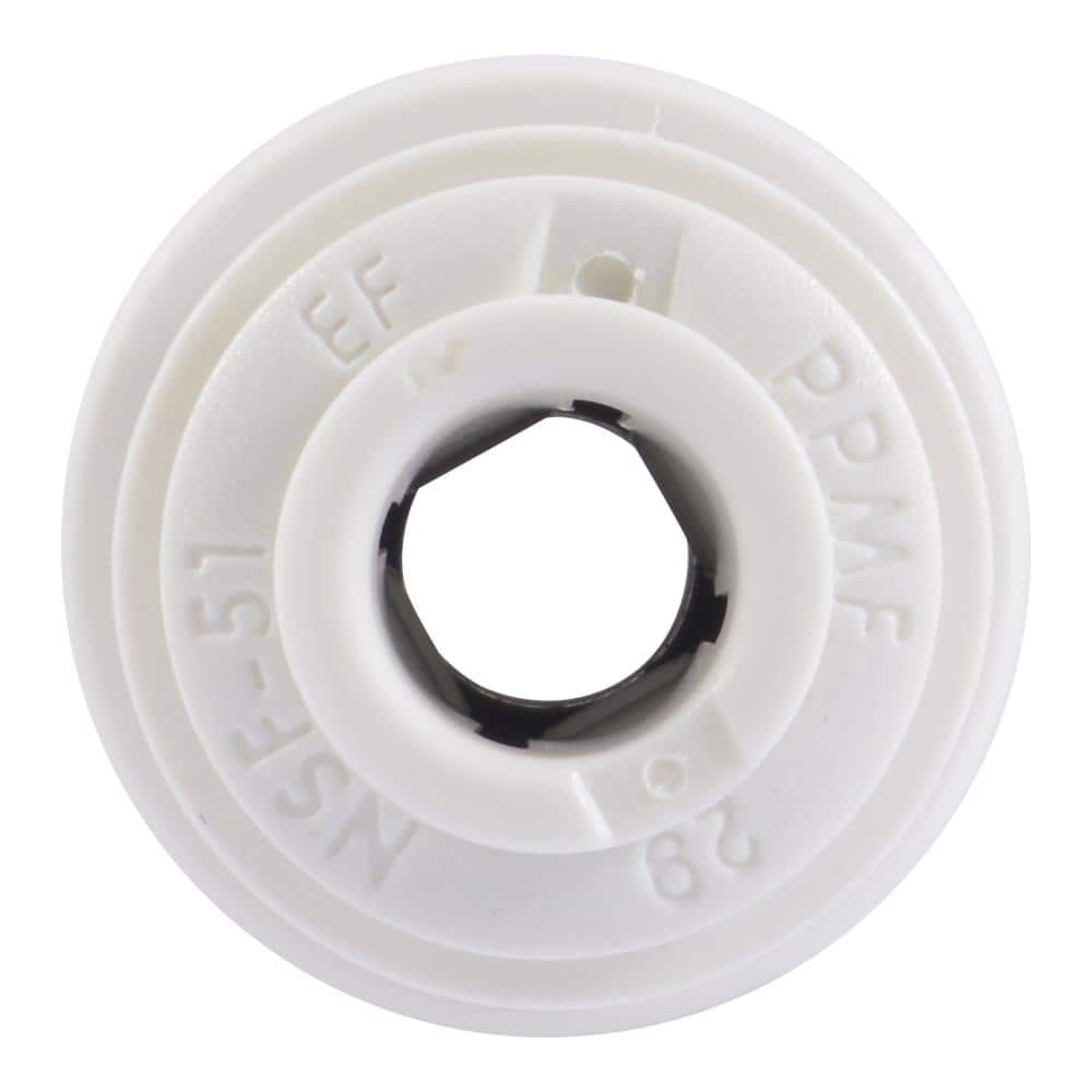 John Guest 5/16 in. O.D. x 1/4 in. O.D. Push-to-Connect Polypropylene Reducing Coupling Fitting (3)