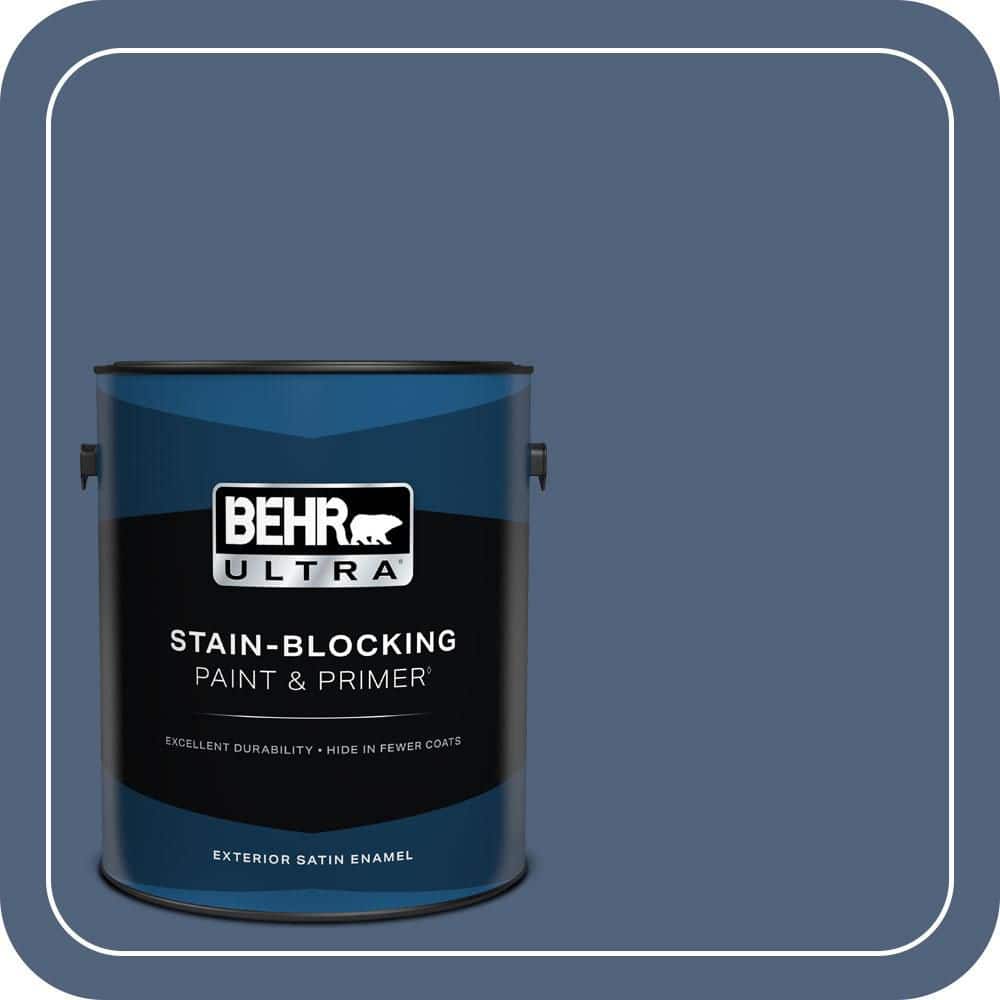 BEHR ULTRA 1 gal. #PMD-64 Evening Symphony Satin Enamel Exterior Paint & Primer