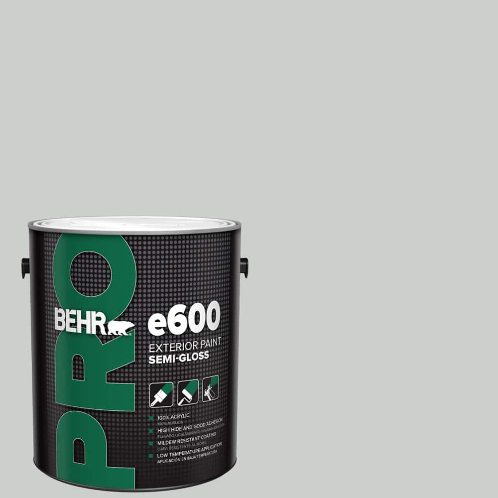 BEHR PRO 1 gal. #N460-2 Planetary Silver Semi-Gloss Acrylic Exterior Paint