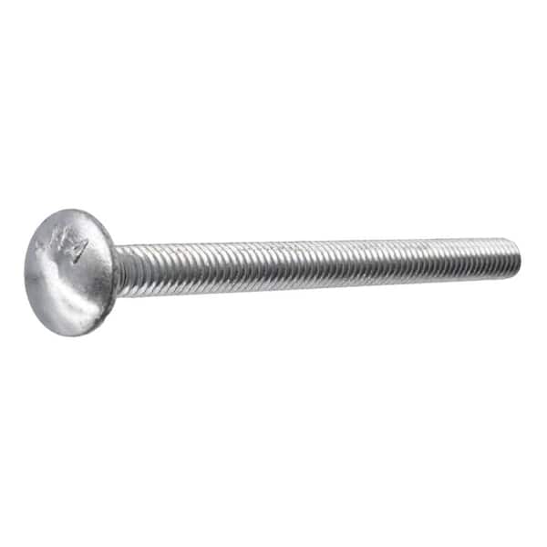 Everbilt 1/4 in.-20 x 3-1/2 in. Zinc Plated Carriage Bolt (2)