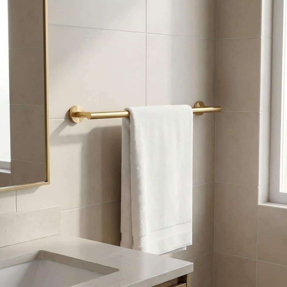 VEVETTA Wall Mounted Single Towel Bar (3)
