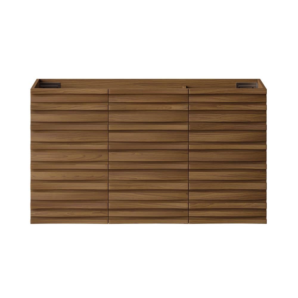 Swiss Madison Cascade 36 in. Wall-Mounted Bath Vanity Cabinet without Top in Brown Oak (1)