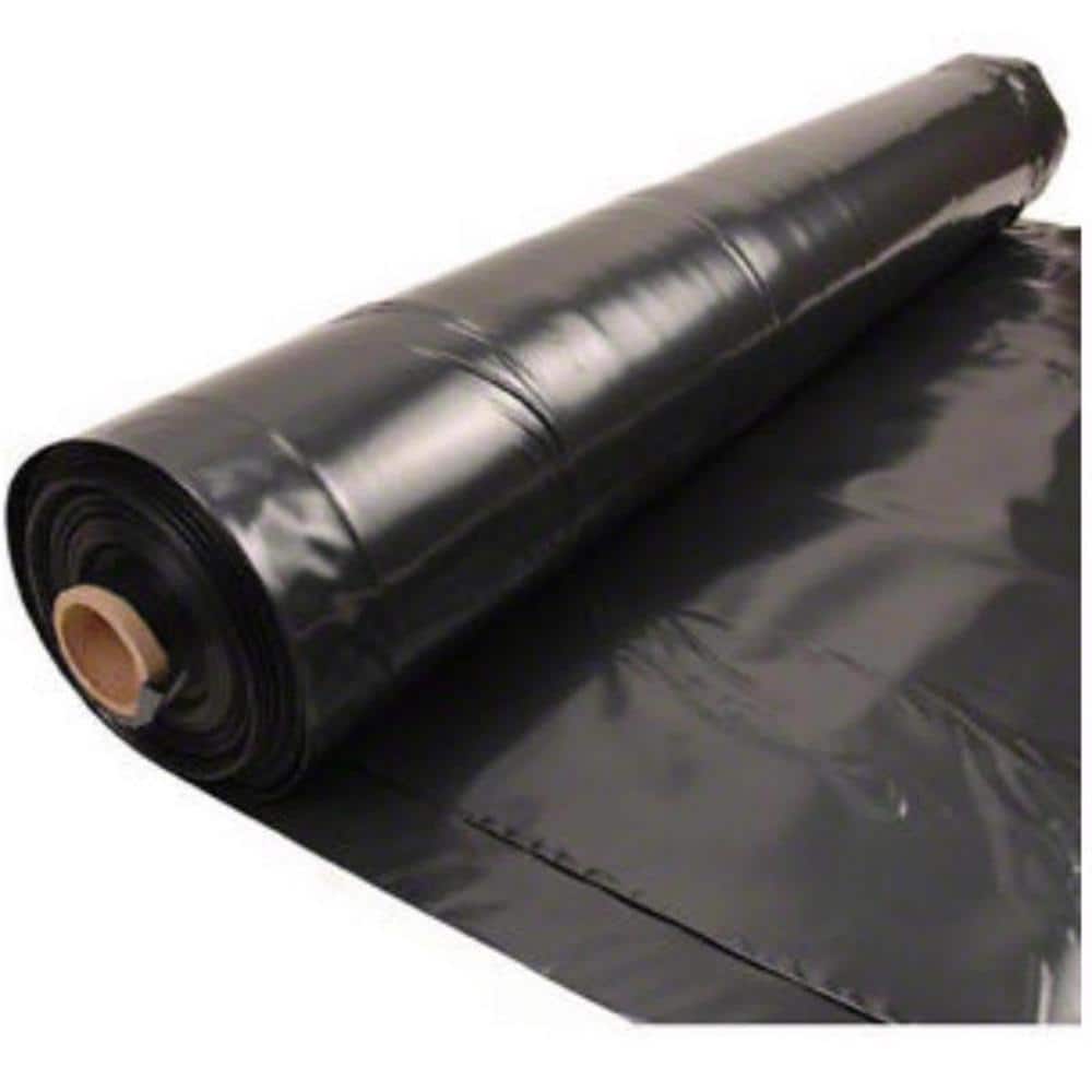 Film-Gard 16 ft. x 100 ft. x 4 mil Black Plastic Sheeting