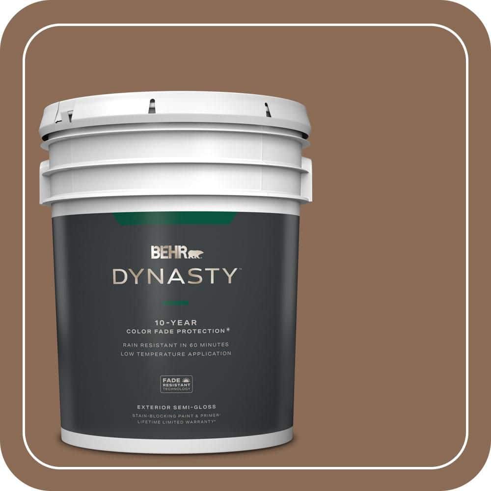 BEHR DYNASTY 5 gal. #MQ2-43 Antiquities Semi-Gloss Exterior Stain-Blocking Paint & Primer