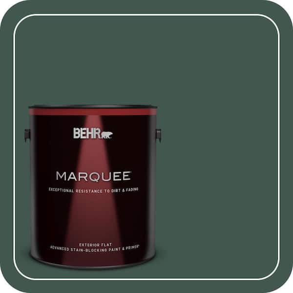 BEHR PREMIUM PLUS #BXC-33 Jolly Green Interior/Exterior Paint & Primer Color Sample (3)