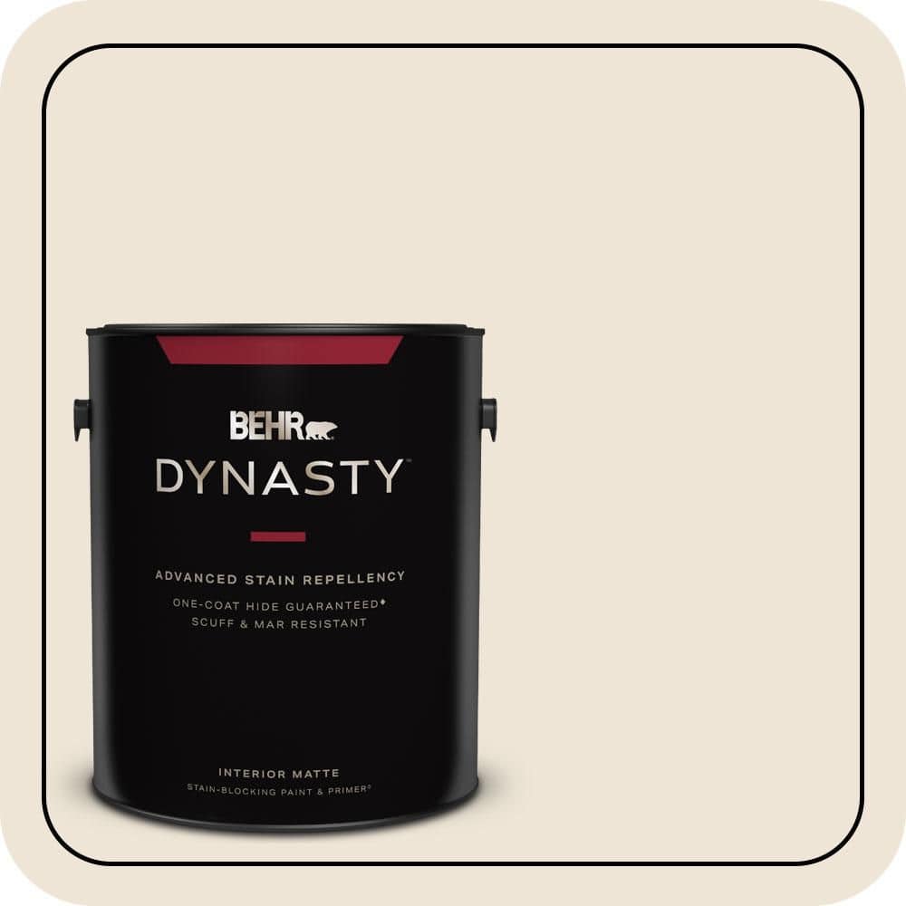 BEHR DYNASTY 1 gal. #PWN-61 Oriental Silk Matte Interior Stain-Blocking Paint & Primer
