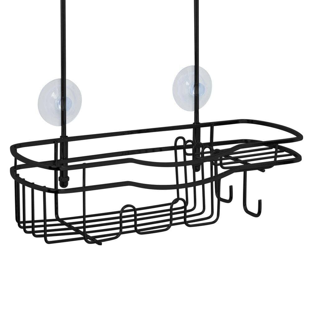 Bath Bliss Ultimate Adhesive Shower Caddy in Black (3)