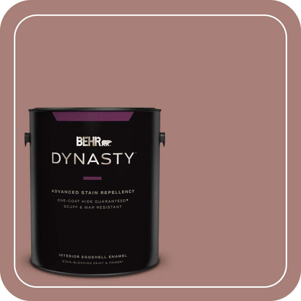 BEHR DYNASTY 1 gal. #MQ1-52 Fresh Cedar One-Coat Hide Eggshell Enamel Interior Stain-Blocking Paint & Primer