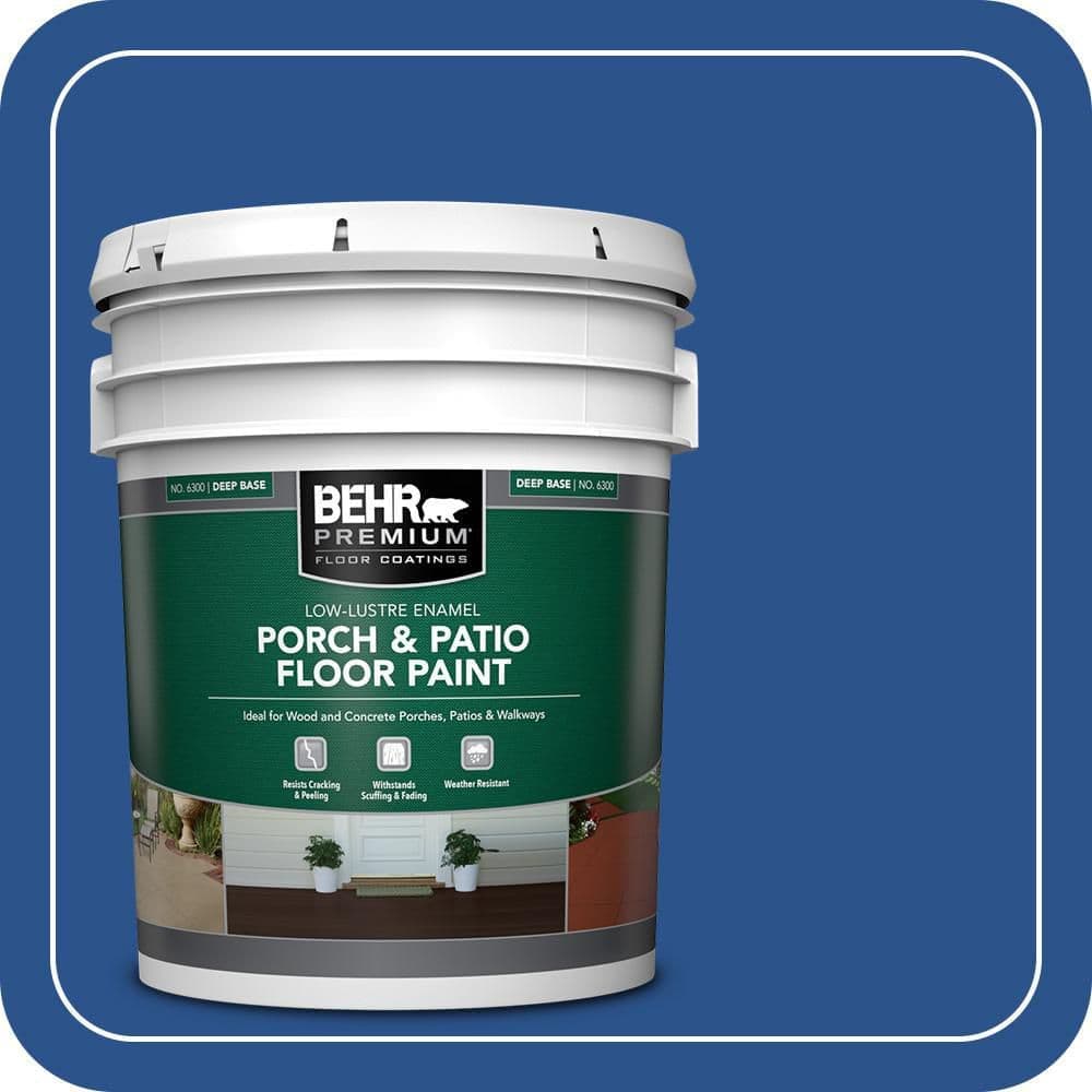 BEHR PREMIUM #P520-7 Low-Lustre Enamel Interior/Exterior Porch and Patio Floor Paint (1)