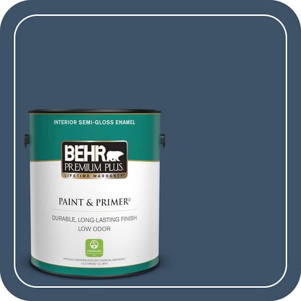 BEHR PREMIUM PLUS Home Decorators Collection #HDC-SM14-7 Midnight Mosaic Flat Low Odor & Primer (2)