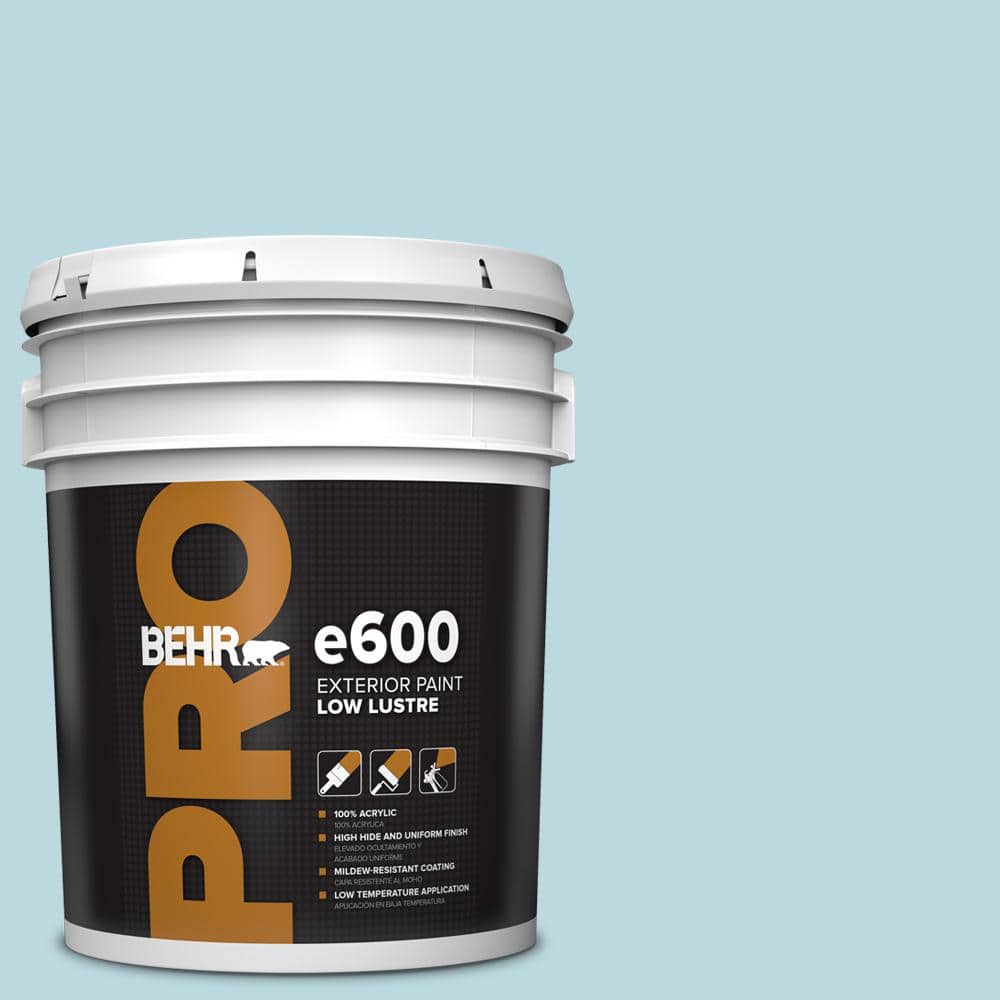 BEHR PRO 5 gal. #S460-1 Air Blue Low Luster Exterior Paint
