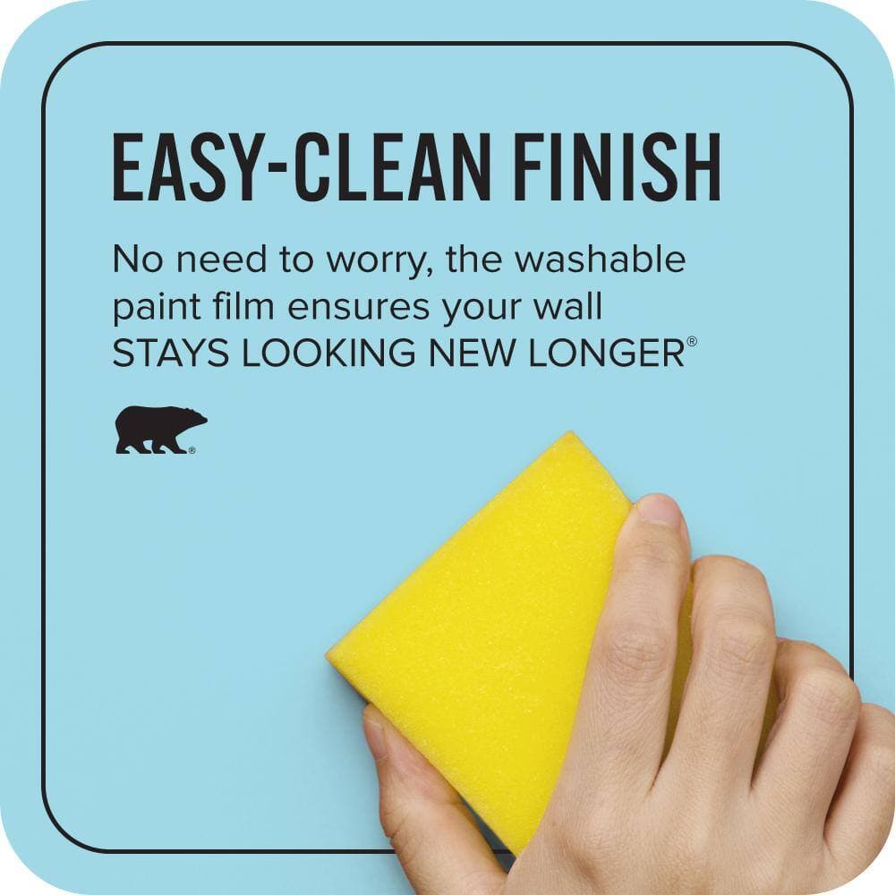 BEHR ULTRA 1 gal. #520A-3 Nevada Sky Extra Durable Flat Interior Paint & Primer (4)