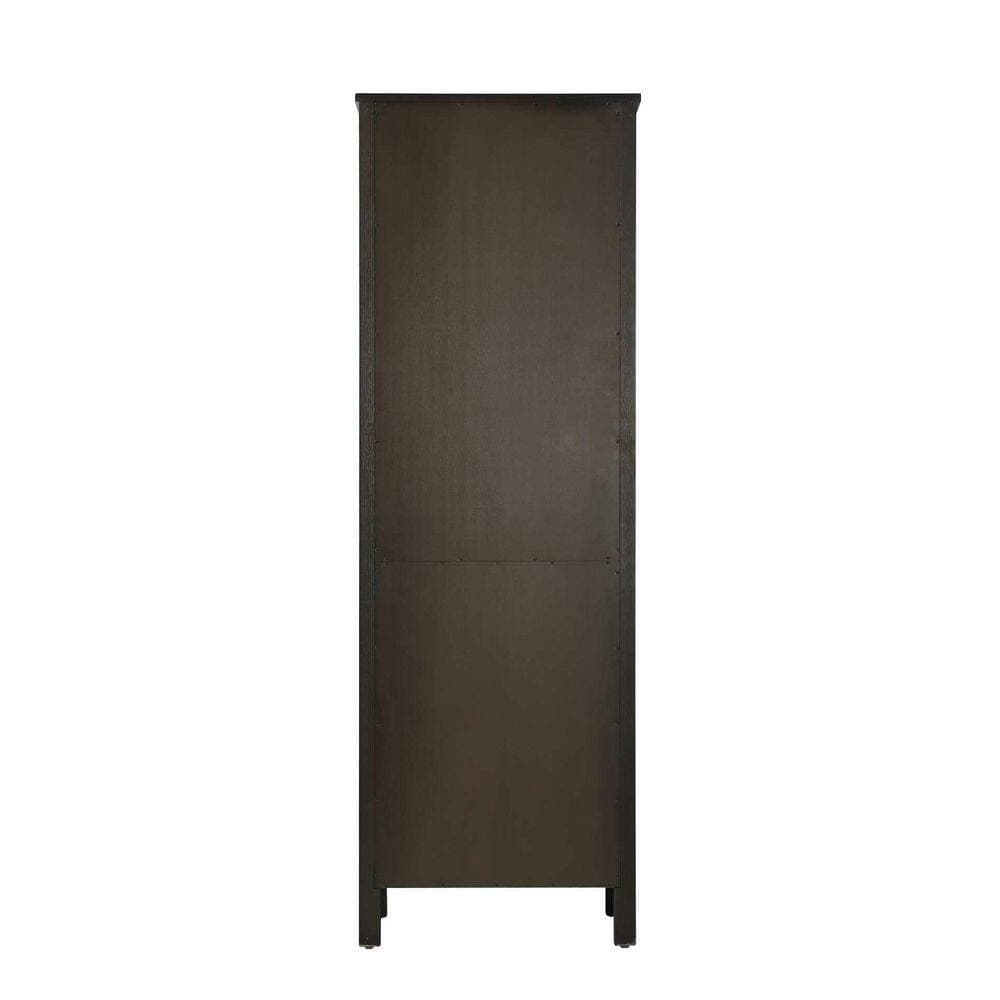 TIMELESS HOME 24 in. W x 18 in. D x 72 in. H Brown Freestanding Linen Cabinet (3)