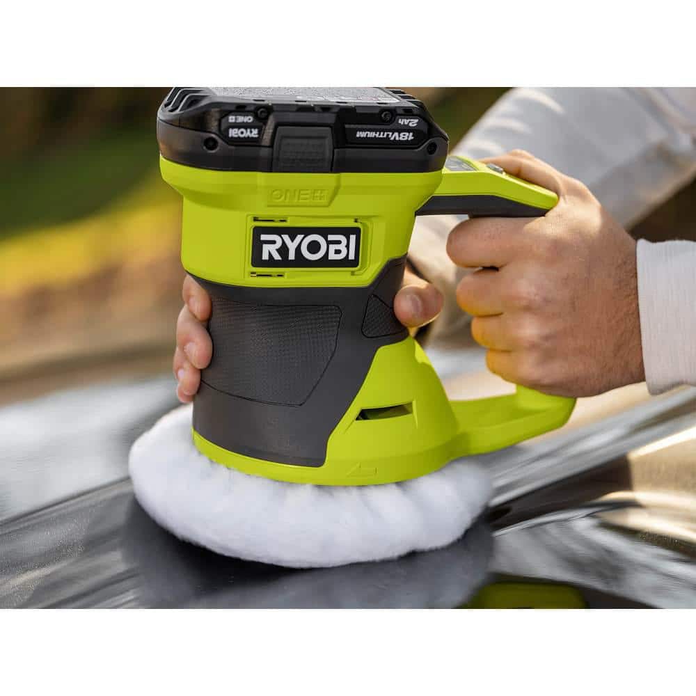 RYOBI 4 in. to 7 in. Buffing Bonnet Set (2-Piece) (4)