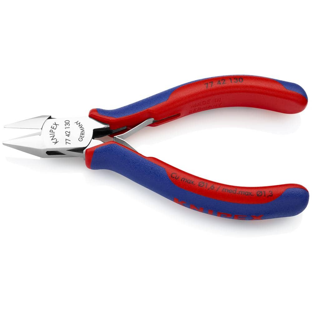 KNIPEX 5-1/4 in. Electronics Diagonal Cutters with Comfort Grip Handles (2)