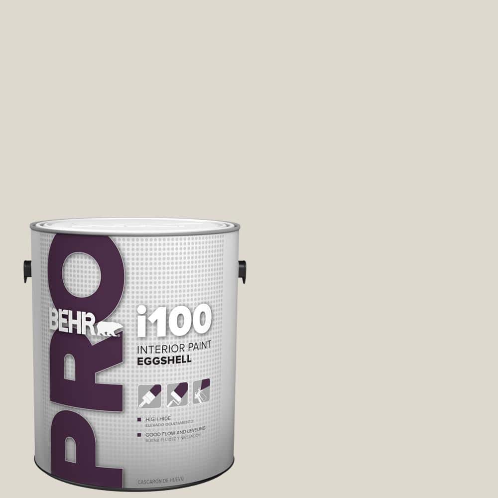 BEHR PRO 1 gal. #N320-1 Campfire Ash Eggshell Interior Paint