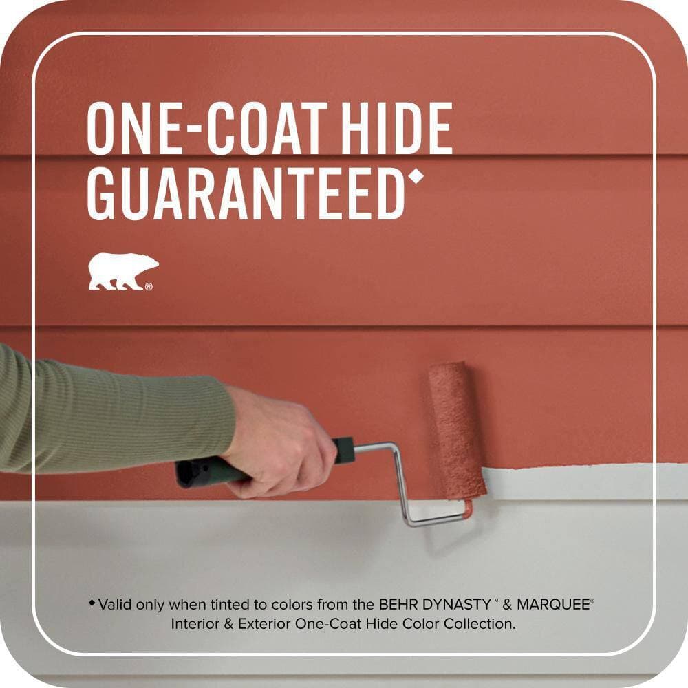 BEHR MARQUEE 1 qt. #MQ4-35 Torch Red Semi-Gloss Enamel Exterior Paint & Primer (3)