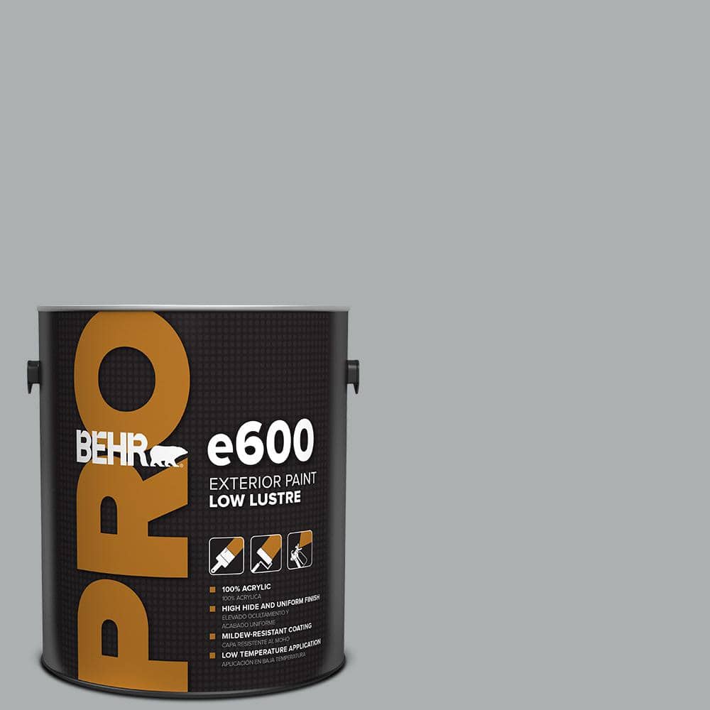 BEHR PRO 1 gal. #N500-3 Tin Foil Low Luster Exterior Paint