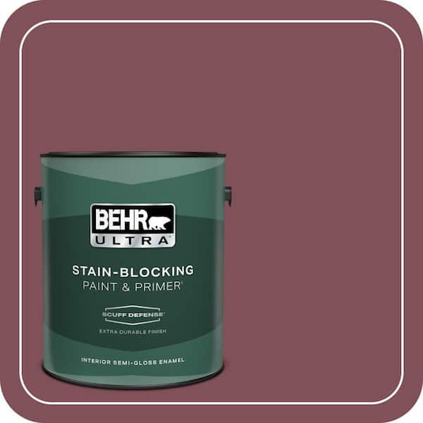 BEHR PREMIUM PLUS #HDC-CL-02 Fine Burgundy Enamel Low Odor & Primer (3)