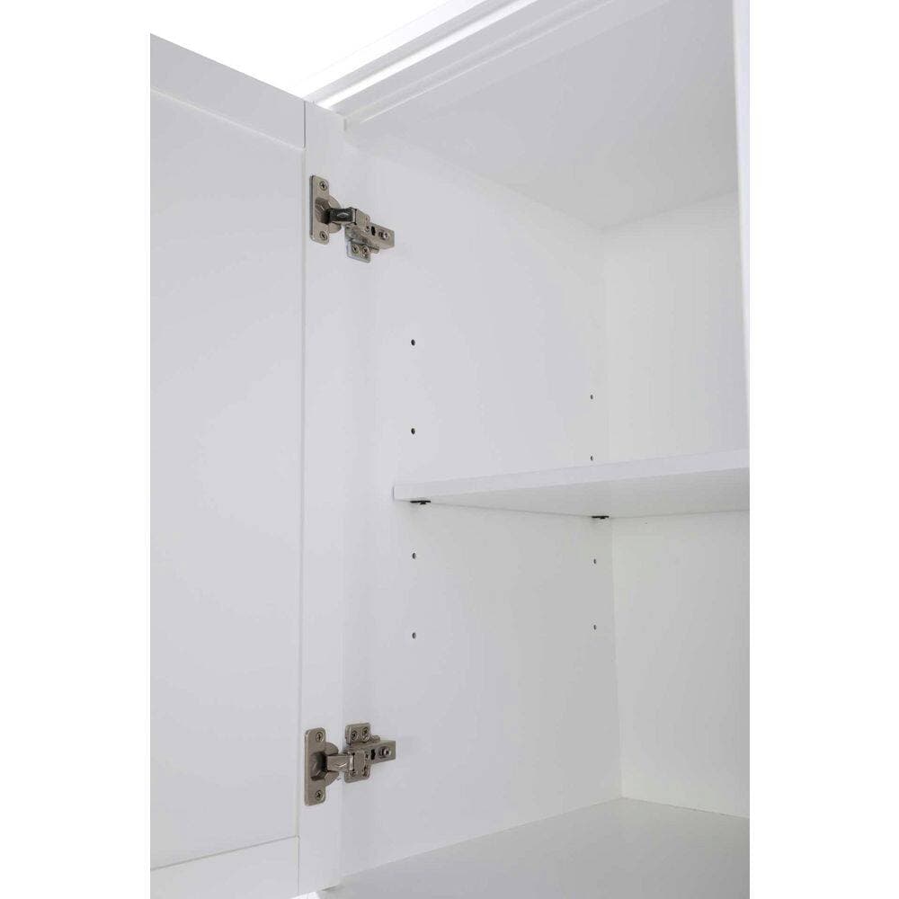 TIMELESS HOME 20 in. W x 20 in. D x 72 in. H White Freestanding Linen Cabinet (3)